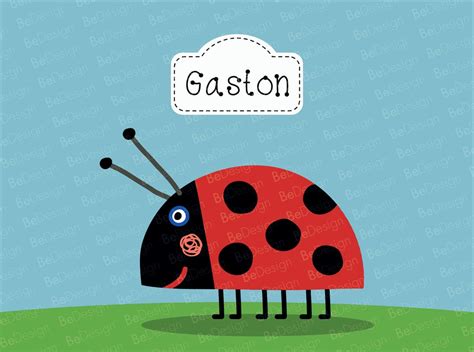 Gaston Ladybug From Ben and Hollys Little Kingdom - Etsy Australia