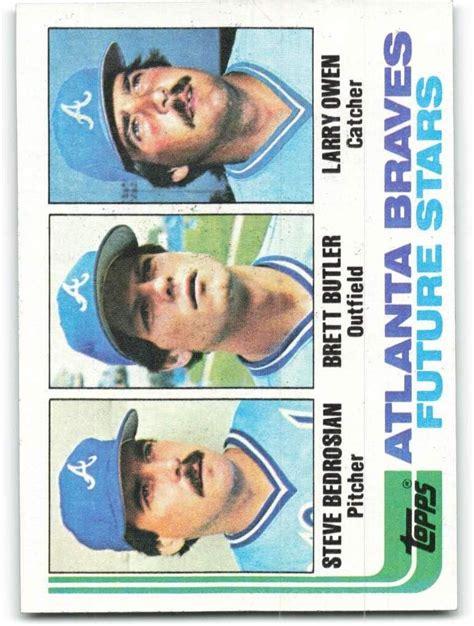 Amazon 1982 Topps Baseball 502 Steve Bedrosian Brett Butler Larry