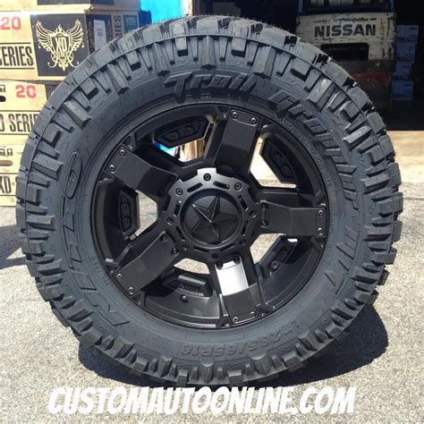 X Kmc Xd Rockstar Ii Rs Black Lt R Nitto Trail