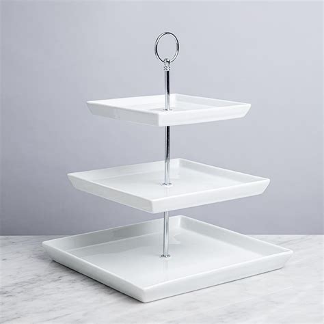 Ksp Plateau 3 Tier Serving Platter White Kitchen Stuff Plus