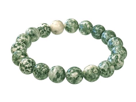 Bracelet Jade Verte Perles Mm Bracelets Min Raux Bijoux