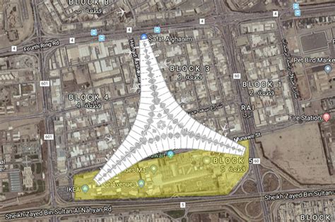 Kuwait Airport Terminal Map