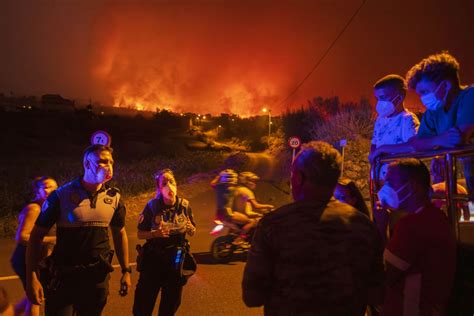 Incendies un mort dans le centre de la Grèce Tenerife en proie aux