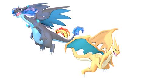 Mega Charizard X And Y For Xnalara By Giantbeltway On Deviantart