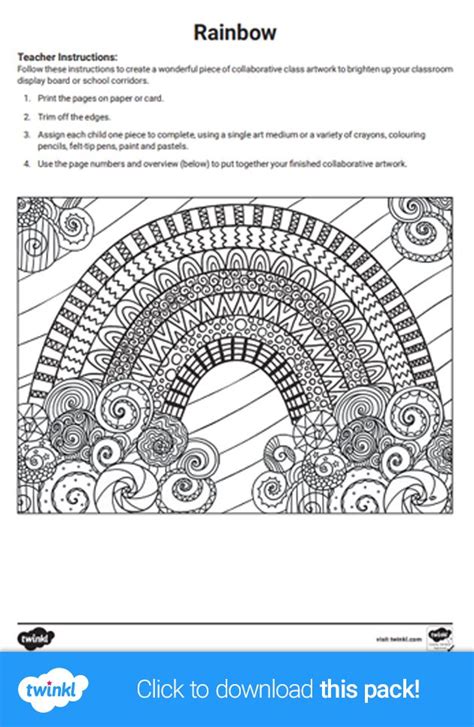 Create A Magical Display With This Colouring Activity Assign Each