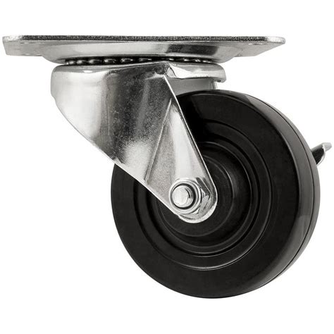 Shop Waxman 4 In Rubber Swivel Caster At