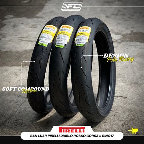 Jual Ban Luar Pirelli Diablo Rosso Corsa Soft Compound Tubles Original