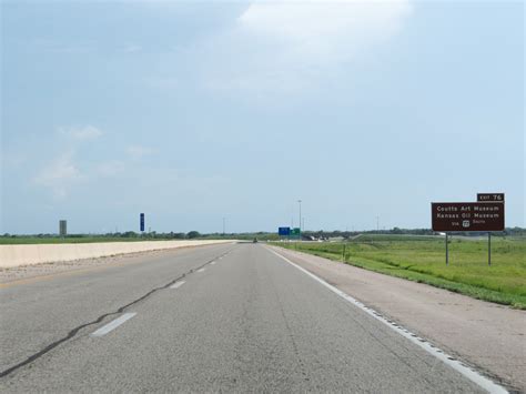 Kansas Interstate 35 Southbound Cross Country Roads