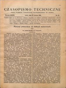 Czasopismo Techniczne 1919 Nr 12 Our Digital Library