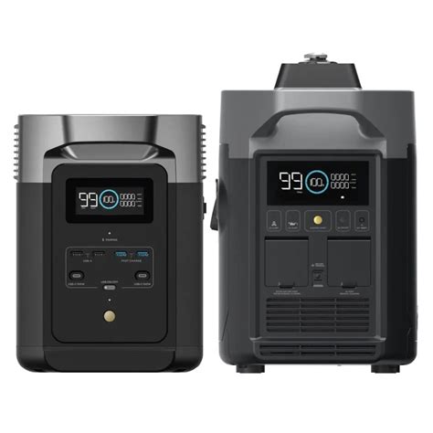 Ecoflow Delta 2 And Ecoflow Dual Fuel Smart Generator Hg