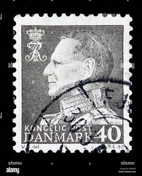 King Frederik IX, postage stamp, Denmark, 1961 Stock Photo - Alamy