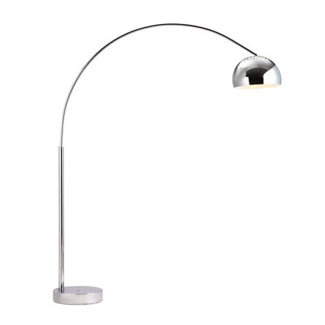 ZUO Galactic 80 H In Chrome Floor Lamp 50019 The Home Depot