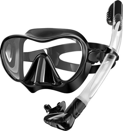 Snorkel Set IODOO Snorkel Dry Top Snorkeling Gear For Adults