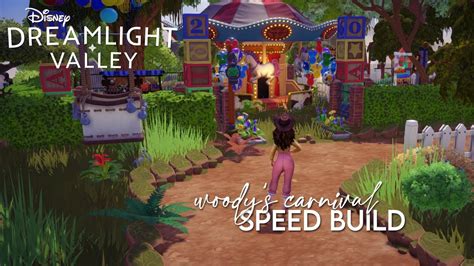 Disney Dreamlight Valley Woody S Carnival Speed Build YouTube