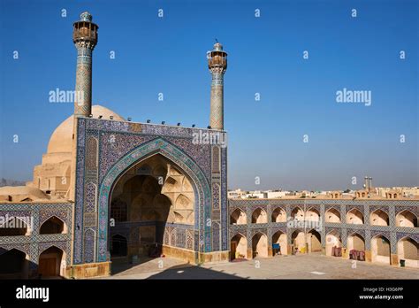 Iran Isfahan Friday Mosque World Heritage Of The Unesco Stock Photo