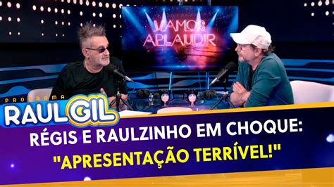 Vamos Aplaudir Raul Jr e Régis Tadeu Episódio 24 YouTube