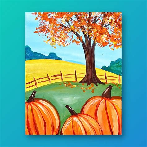 Country Pumpkin Patch Kids Painting Kit – Painting to Gogh