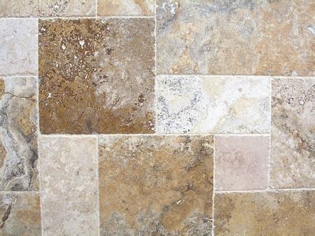 Porcini Travertine Versailles Pattern Tile