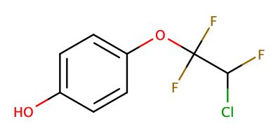 常州新氟化学有限公司 4 2 氯 1 1 2 三氟乙氧基 苯酚 88553 89 3