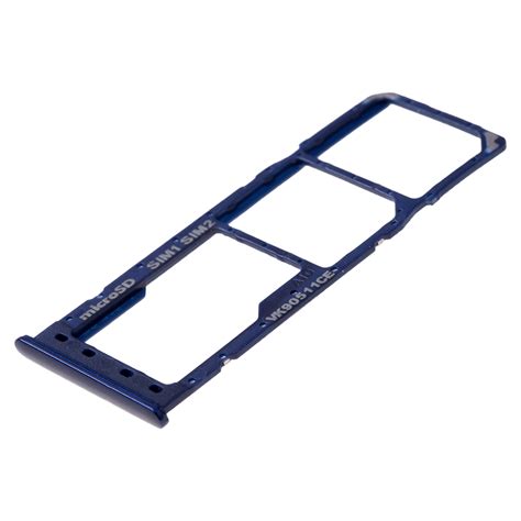 Samsung A105f Galaxy A10 2019 Sim Sd Tray Blue Gh98 44169b