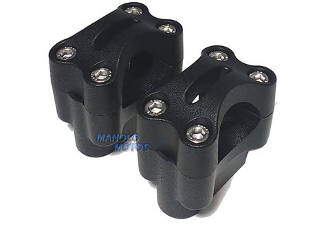 Guidão moto Oxxy Super Fat Bar Naked Adaptador Peso Preto