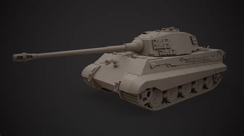 Artstation Panzerkampfwagen Vi Ausf B Wip