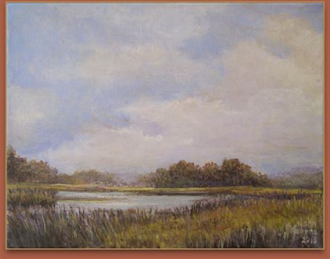 John Kearns Painter Of Landscapes Marshland 2