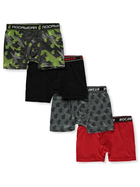 Rocawear Boys 4 Pack Boxer Briefs