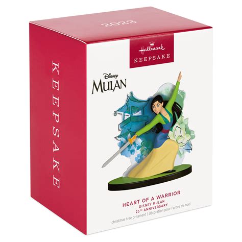 2023 Hallmark Keepsake Christmas Ornament Disneys Mulan Heart Of A