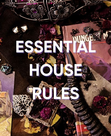 Essential DnD House Rules Everybody Is Using