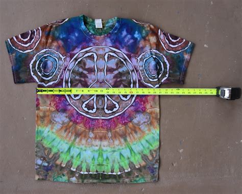 Tie Dye Shirt Large Psychedelic Clothing Trippy Shirt 60s Hippie