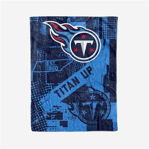 Offically Licensed Nfl 60 X 80 Raschel Throw Titans 21257305 Hsn