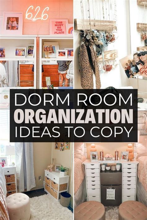 34 Best Dorm Room Organization Ideas All Freshman Should Know By