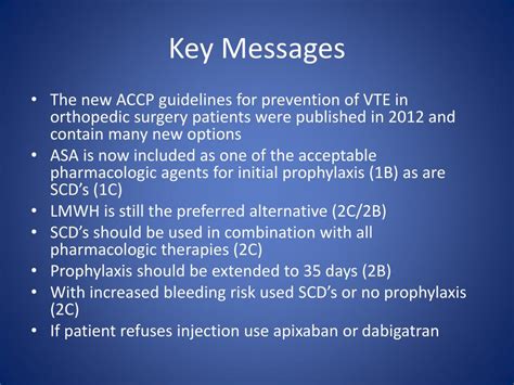 Ppt Dvt Prophylaxis In Orthopedic Patients Powerpoint Presentation Free Download Id 2670986