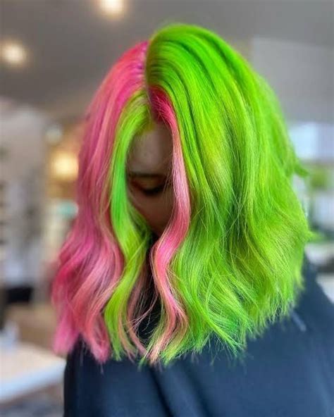 Pin On Hair In 2024 Hair Color Crazy Neon Hair Color Pink Hair