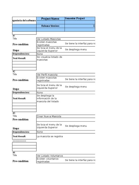 PDF Test Case Template Xls DOKUMEN TIPS