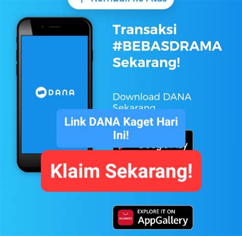 Link Dana Kaget Hari Ini Update Gratis