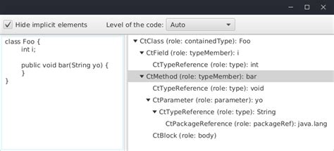 Ast Of Spoon In Text File Stack Overflow