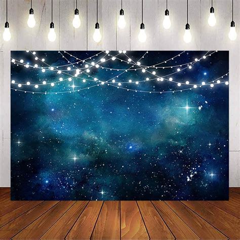 Amazon Avezano Starry Night Sky Photography Backdrop Universe