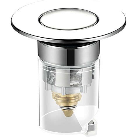 Bouchon Lavabo Universel Pop Up Tanche Anti Colmatage Anti Odeur