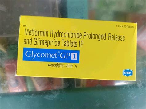 Metformin Hydrochloride Prolonged Release And Glimepiride Tablets Ip 1