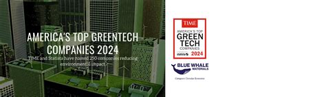 Bwm Ranked In Americas Top Greentech Companies Of 2024 — Blue Whale