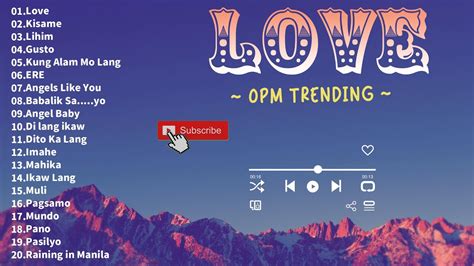 Love Kisame Top Trends New OPM Playlist 2023 Tagalog Love Songs