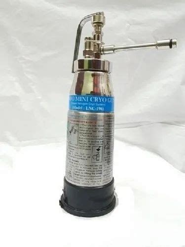 Mini Cryo Gun Stainless Steel Liquid Nitrogen For Dermatology 500 Ml For Hospital At Rs 9200