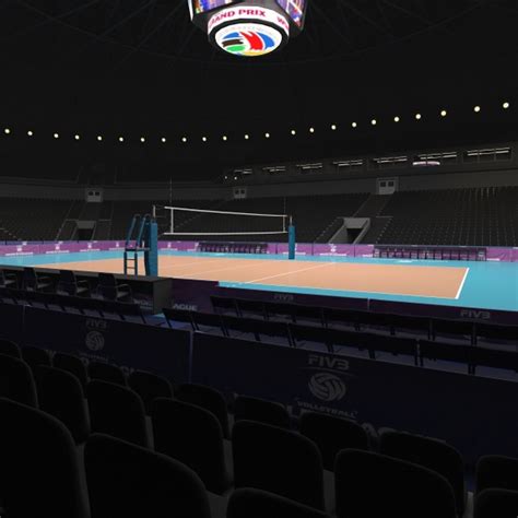 Volleyball Arena 3D Model - TurboSquid 1183288