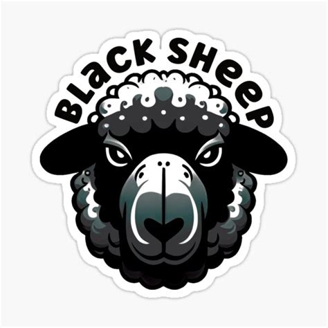 Black Sheep Sticker For Sale By Suzyturner Redbubble