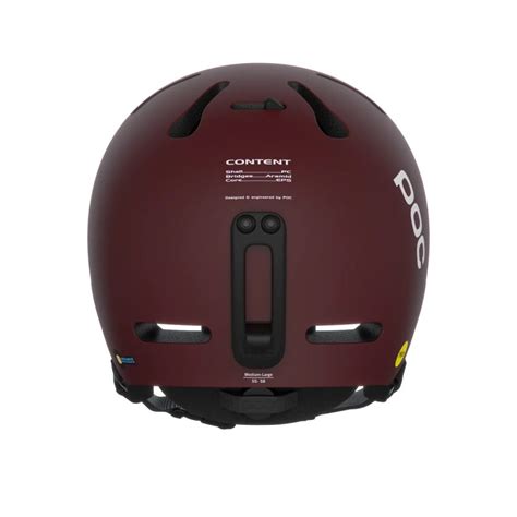 Poc Kask Narciarski Fornix Mips Garnet Red Matt