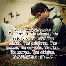 Im Genes De Contigo Aprend A Amar Con Frases De Amor Imagenes De