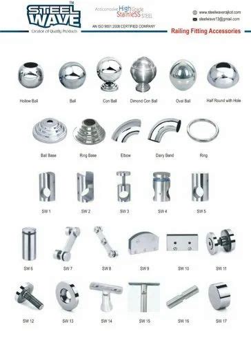 Steel Railing Accessories Stainless Steel Hardware Manufacturer From