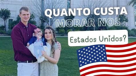 QUANTO GASTAMOS POR MÊS MORANDO NOS ESTADOS UNIDOS valores reais